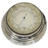 Rare Silver Mounted Barometer. Wright and Davies, London 1912