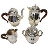 Good Quality Christoffle Tea and Coffee Service. 20th Century