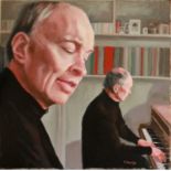 P DUPUY (CONTEMPORARY) PORTRAIT STUDIES OF A PIANIST