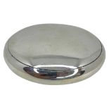 Silver Pebble Tobacco/Snuff Box. 95 g. John Millward Banks, Chester 1903