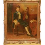 B WINGFIELD (BRITISH, 19TH CENTURY) THE YOUNG VIOLINIST