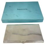 Tiffany & Co. Silver Card Case. London Import 1994, Sterling 925