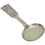 Norwegian Silver Serving Spoon Magnus Aase C.1950. 56 g