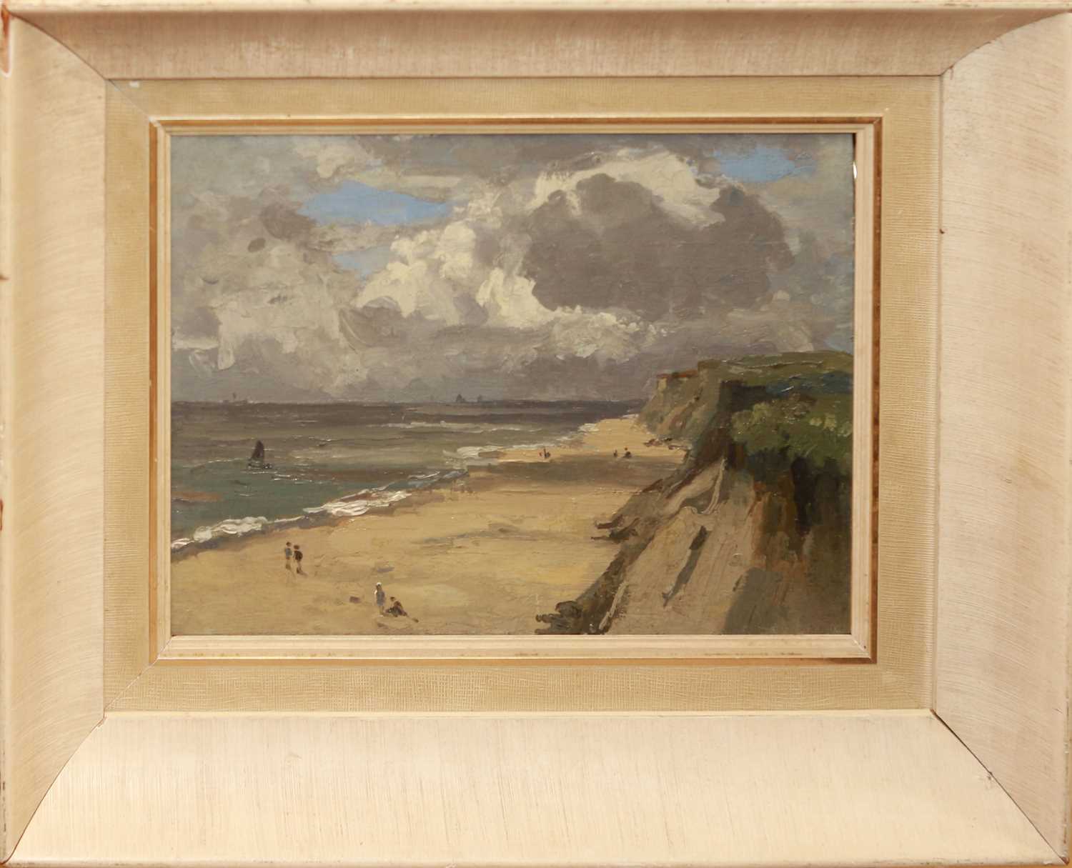 ^ CAMPBELL ARCHIBALD MELLON, R.O.I, R.B.A (BRITISH, 1876-1955) 'LATE JULY 10.30AM HOPTON' - Image 3 of 3