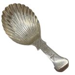 Silver Caddy Spoon. 9 g. Birmingham 1807, JL