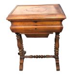 A 19th century Mahogany work table