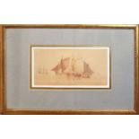 ANTHONY VANDYKE COPLEY FIELDING (BRITISH, 1787-1855) SHIPS AT SEA