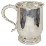 Large Silver Tankard. 316 g. Birmingham 1938,