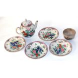 A collection of English Booths Silicon china 'Mandarin' pattern
