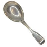 Georgian Silver Caddy Spoon. 23 g. London 1827, prob. Thomas Dicks
