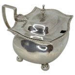 Georgian Silver Mustard Pot. 144 g. London 1809, Charles Chesterman II