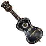Novelty Tortoiseshell & Mother of Pearl Guitar. Early 20th Century