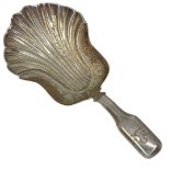 Silver Caddy Spoon. 8 g. Birmingham 1851, Hilliard and Thomason