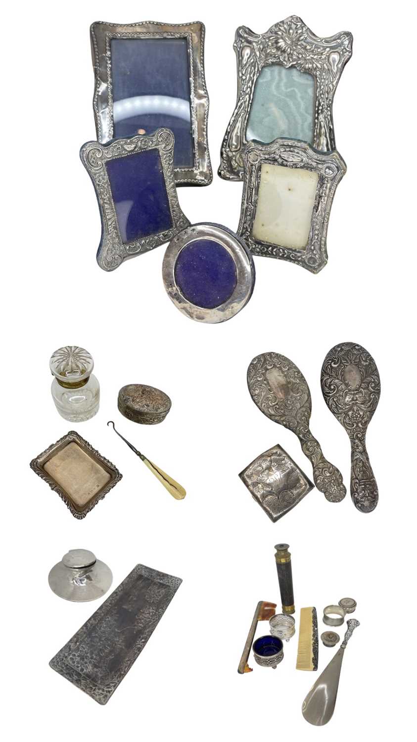 Mixed Lot of Silver and other Items. Various Dates and Makers. (Qty)