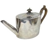 Georgian Oval Teapot. 365 g. London 1797, Henry Greene