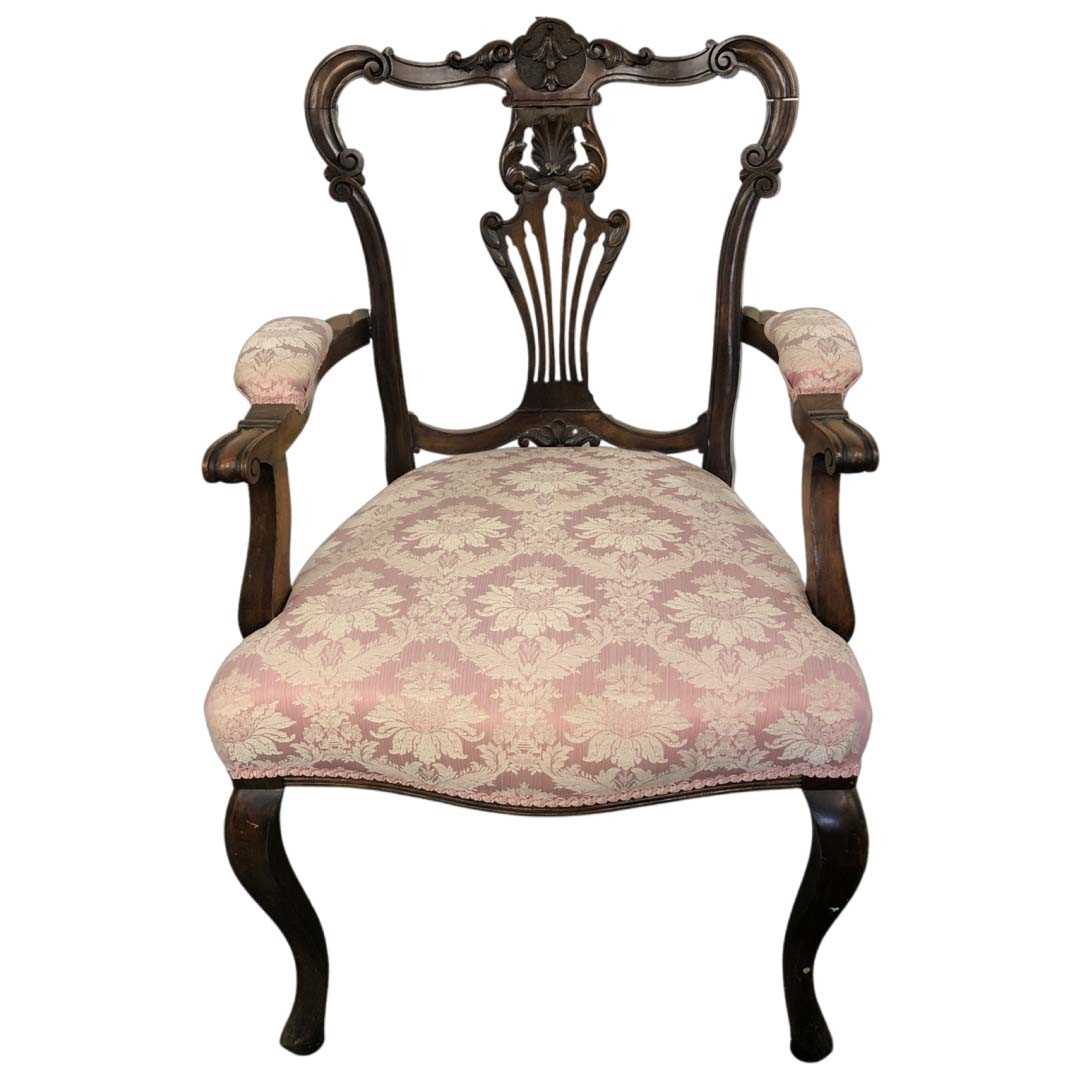 Four good quality reproduction Chippendale style chairs - Image 5 of 5