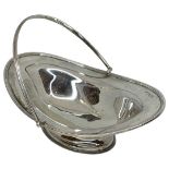 Small Silver Swing Handle Basket Bonbon Dish. Sheffield 1895, Henry Atkin