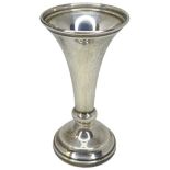 Small Silver Trumpet Vase. Birmingham 1982, B and Co.