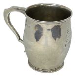 Silver Christening Mug. 114 g. Birmingham 1912, William Hutton & Sons