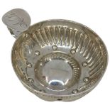 French Silver Wine Tasting Bowl. Early 20th Century. 93 g. French Marks
