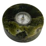 Green Onyx Mounted Table Compass
