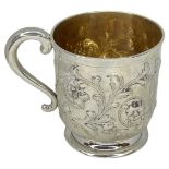 Victorian Silver Christening Mug. 137 g. Edward Ker Reid