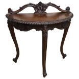 Mahogany console/hall table