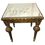 20th century giltwood style coffee table