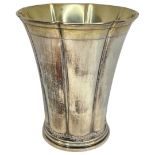 Swedish Silver Beaker. 144 g. Uppsala, 1955