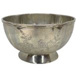 Wang Hing Chinese Silver Bowl. 188 g. Early 20th Century. 900 Grade