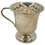 Small Silver Christening Mug. 43 g. Birmingham 1981, K.L.Downes