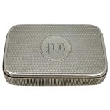 Unusual Silver Vesta/Snuff Box. 52 g. London 1870, Henry William Dee