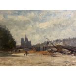 ^ EDWARD BRIAN SEAGO R.B.A, R.W.S (BRITISH, 1910-1974) 'NEAR THE NOTRE DAME, PARIS'