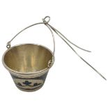 Russian Silver and Black Neilo Tea Strainer