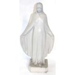 Early 20th century Parianware figure of an angel
