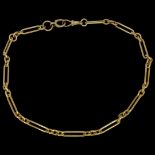 A Fine Antique 18ct Gold Albert Chain circa 1890, 52g.