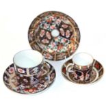 A small collection of Royal Crown Derby Imari pattern pieces