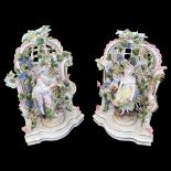 Two 19th century Dresden porcelain figures