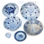 A collection of Tek Sing Chinese blue and white porcelain