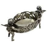 Novelty Silver Cherubs Holding a Bowl. 24 g. Birmingham 1902, Jones and Crompton