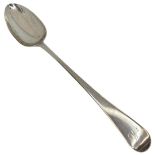 Georgian Silver Basting Spoon. 116 g. London 1806, Richard Crossley & George Smith IV