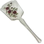 Silver and Enamel Hand Mirror. Birmingham 1959, Henry Clifford Davis