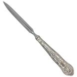 Silver Handled Letter Opener. Sheffield 1989, Harrison Brothers