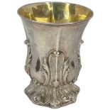 Victorian Silver Beaker. 142 g. Sheffield 1843, Henry Wilkinson & Co.