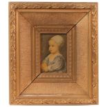 Kinderportrait. 19. Jh. Nachdruck. A. van Dyk. Portrait der Prinzessin Henrietta Anne. H: 15