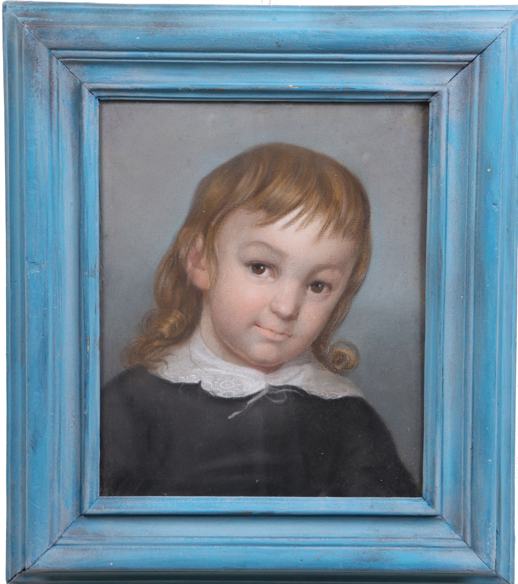 Kinderportrait 19. Jh. Bildniss eines - Bild 2 aus 2