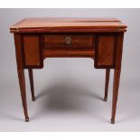 Spieltisch. 19. Jh. Louis-XVI-Stil.