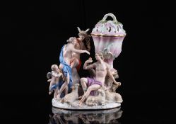 Figurengruppe. Meissen, 19. Jh. Urteil