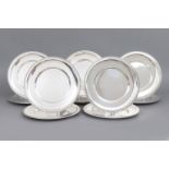 12 Silber Platzteller