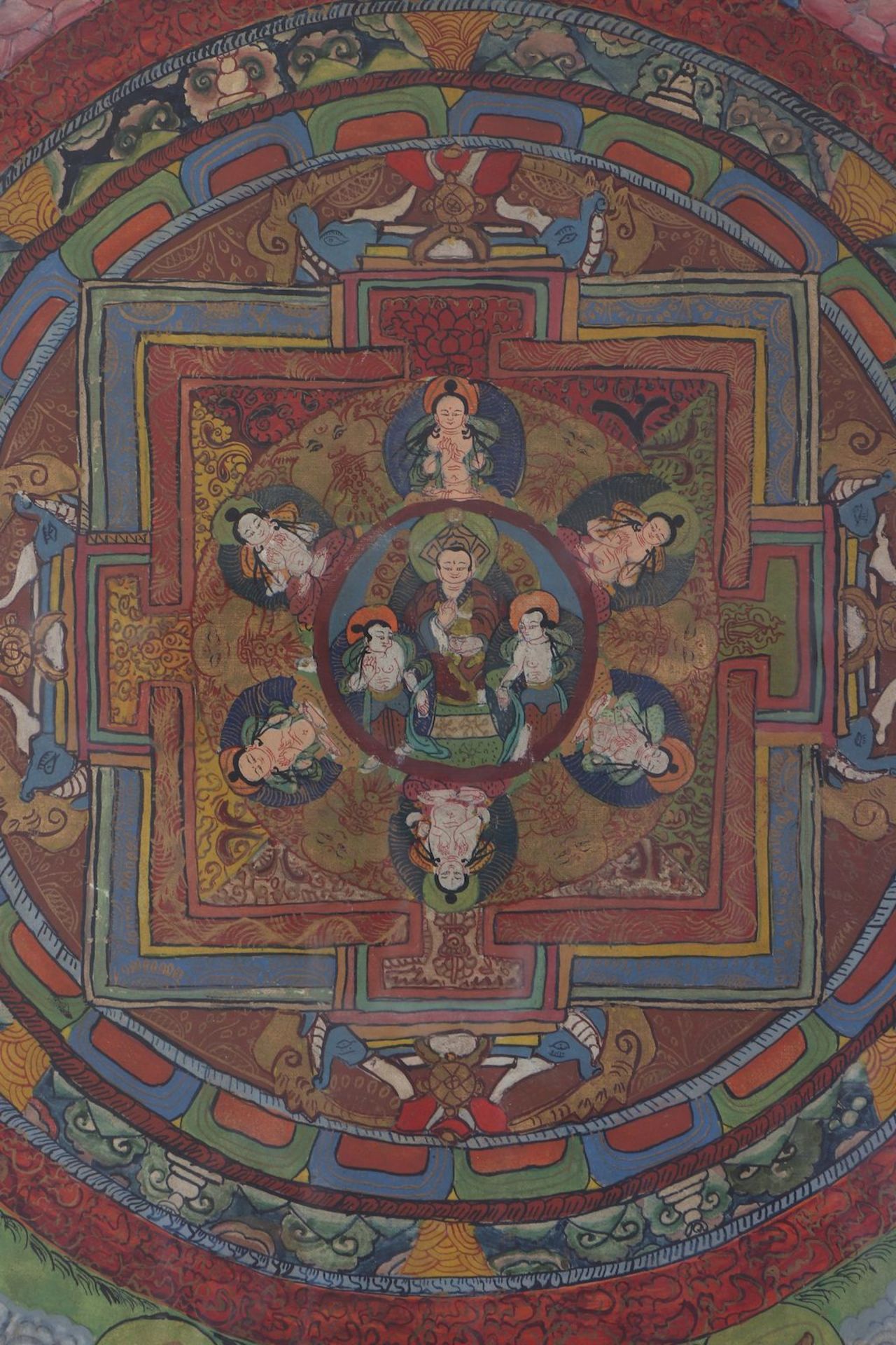 Tibetanische Thangka ¨Buddha Mandala¨ - Image 2 of 2